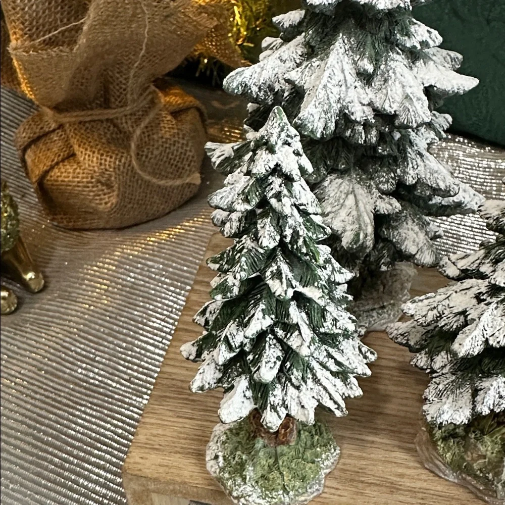 Department 56 Dept‎ Village Snowy Scotch Pines Set Of 3 Trees 52615
